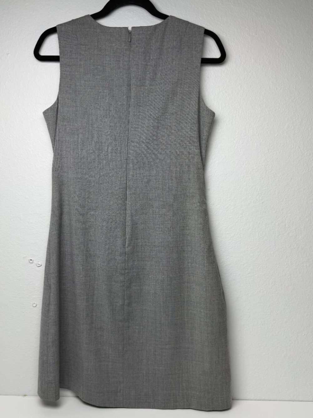 Banana Republic Gray Sleeveless Midi Sheath Dress - Picture 2 of 7